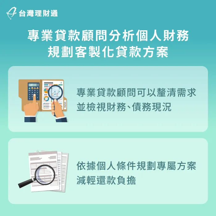 專業貸款顧問可以多元化媒合專屬方案,增加貸款核貸的機會 專業貸款顧問協助申貸-美容貸