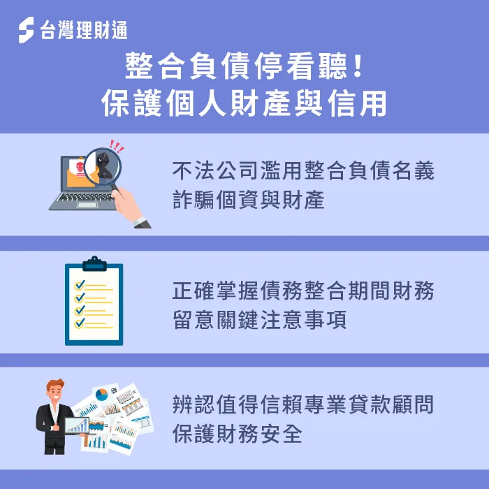 近期傳出資產公司利用整合負債名義詐騙,申貸人需要小心謹慎 整合負債留意財產安全-貸款整合 詐騙