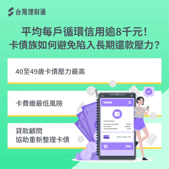 信用卡循環 負債-卡債 年齡