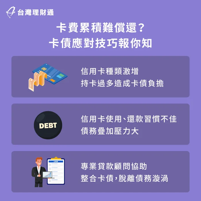 卡債累積難償還-卡債漩渦