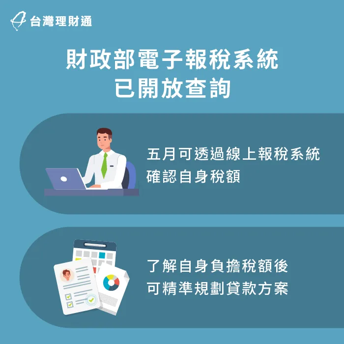 可透過網路報稅快速核算稅額,盡早規畫貸款 2024年報稅系統開放-貸款推薦