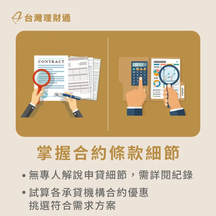 掌握合約細節-線上貸款