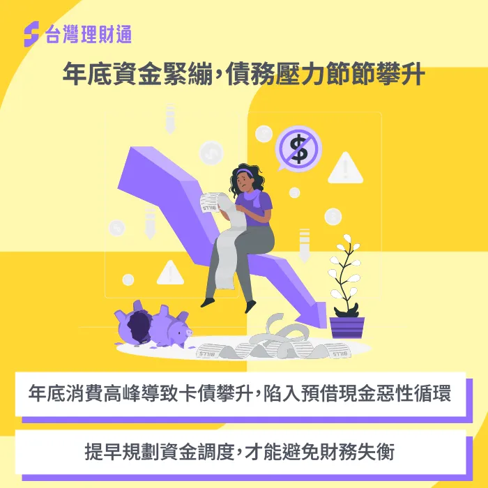 年底資金緊繃-年底支出