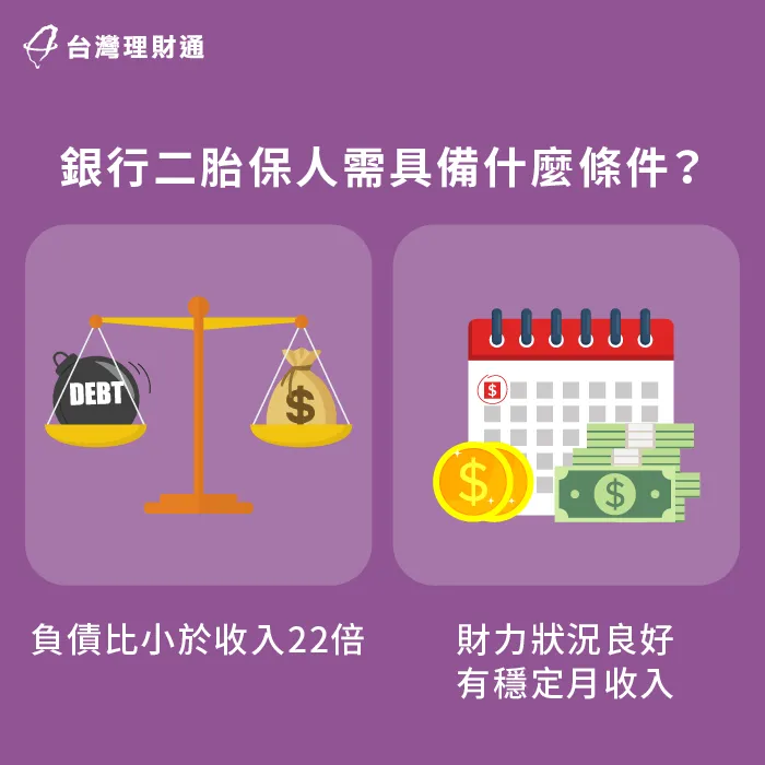 保證人需具備財力、信用等條件才能成為有效保證人 銀行二胎保人條件-台北二胎房貸推薦-新北二胎房貸推薦